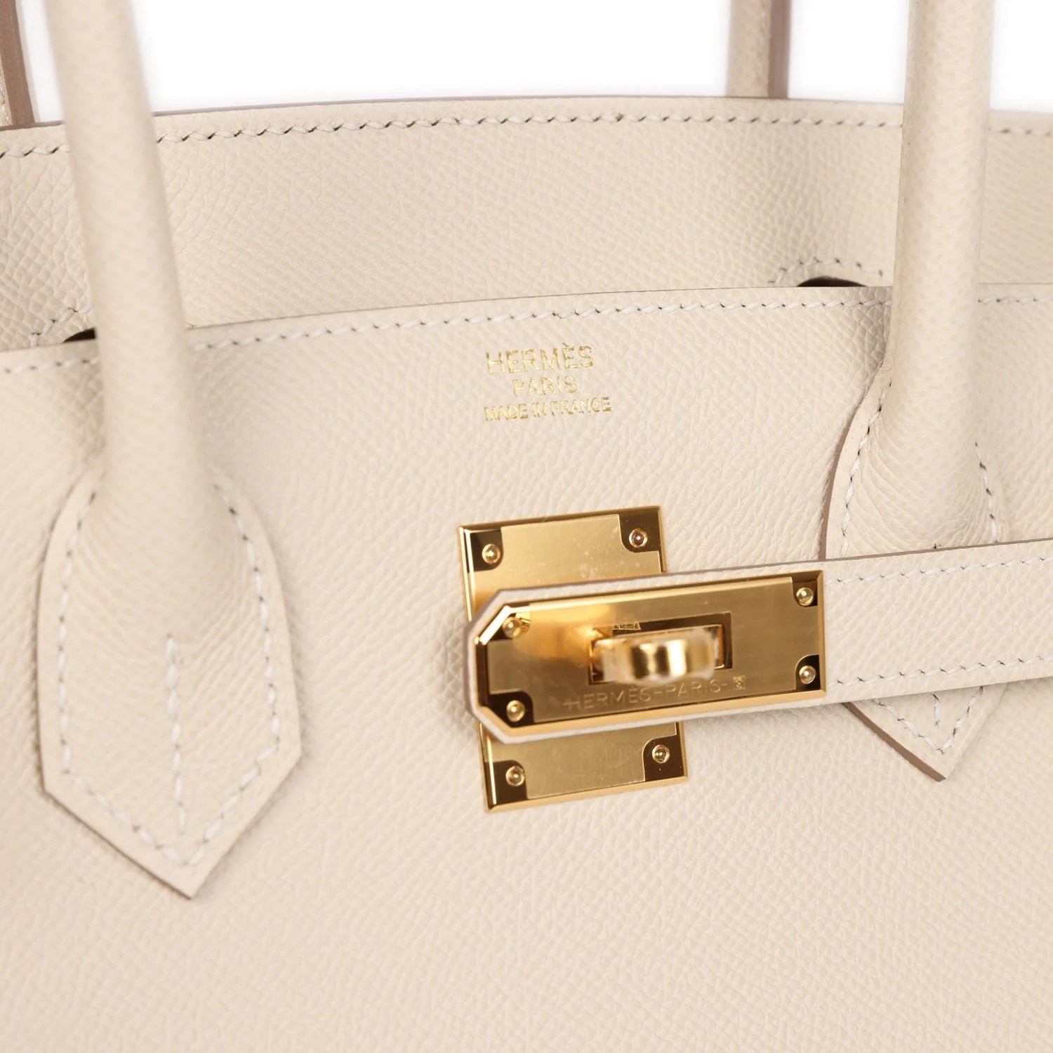 Her Birkin Sellier 30 Craie Epsom Gold Hardware