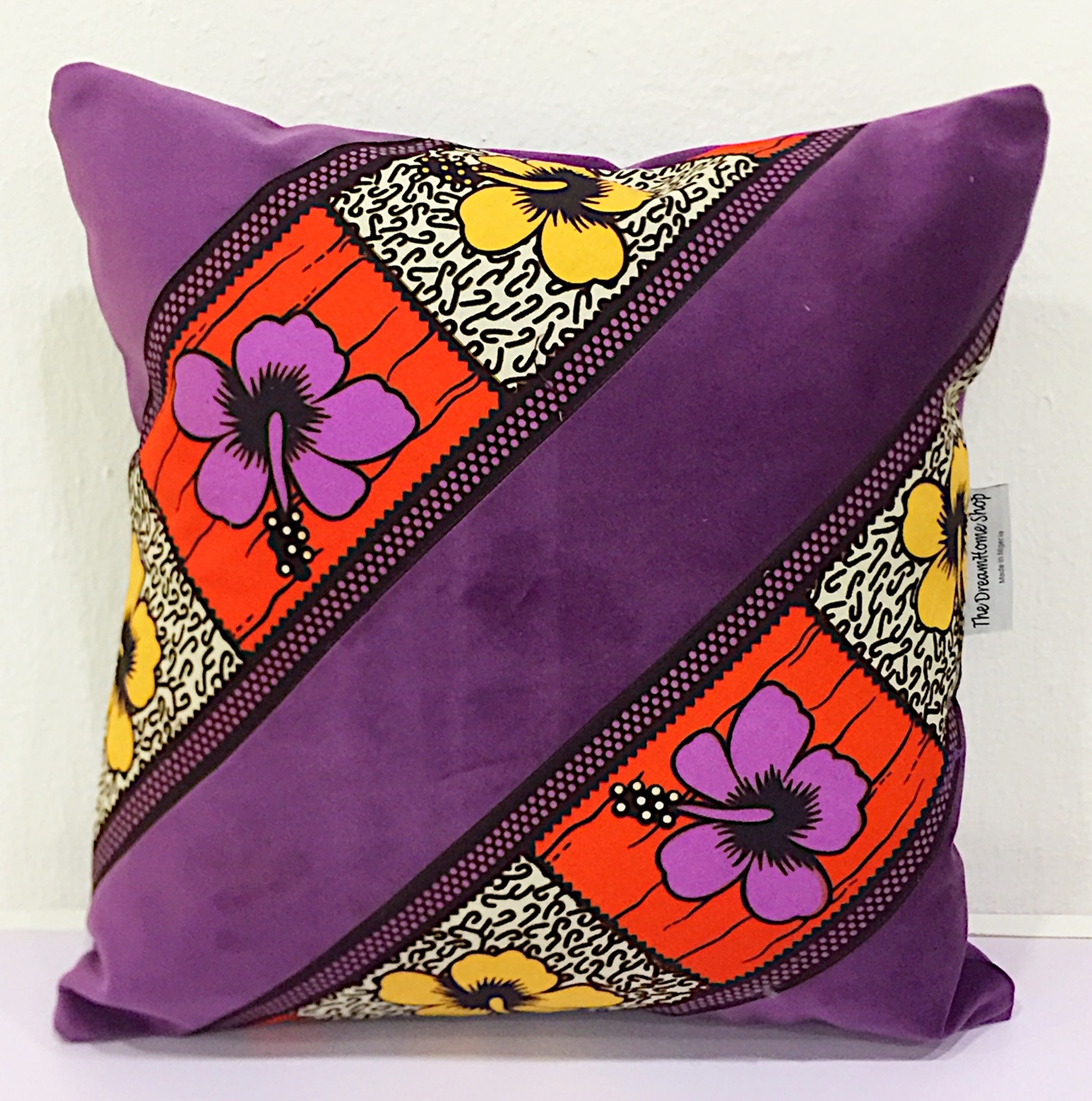 Ankara Throw Pillow (02) Chronos Stores
