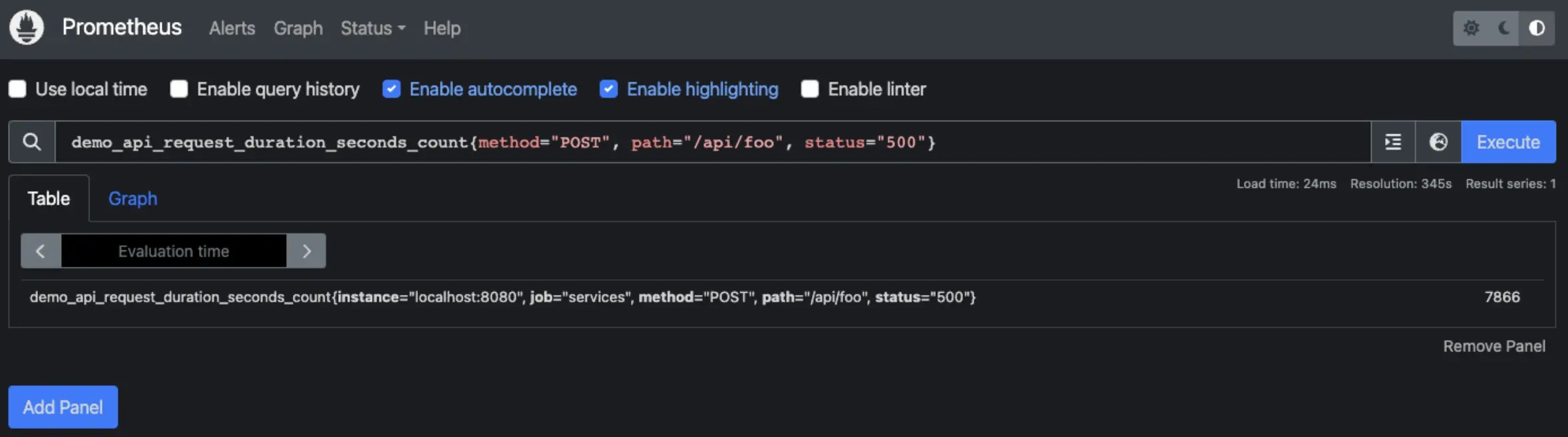 Exploring basic Prometheus queries