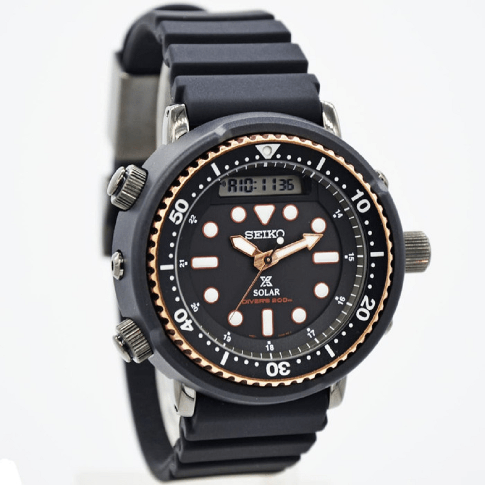 Seiko Prospex Black Gold Arnie SNJ028 SNJ028P1 Chronospride
