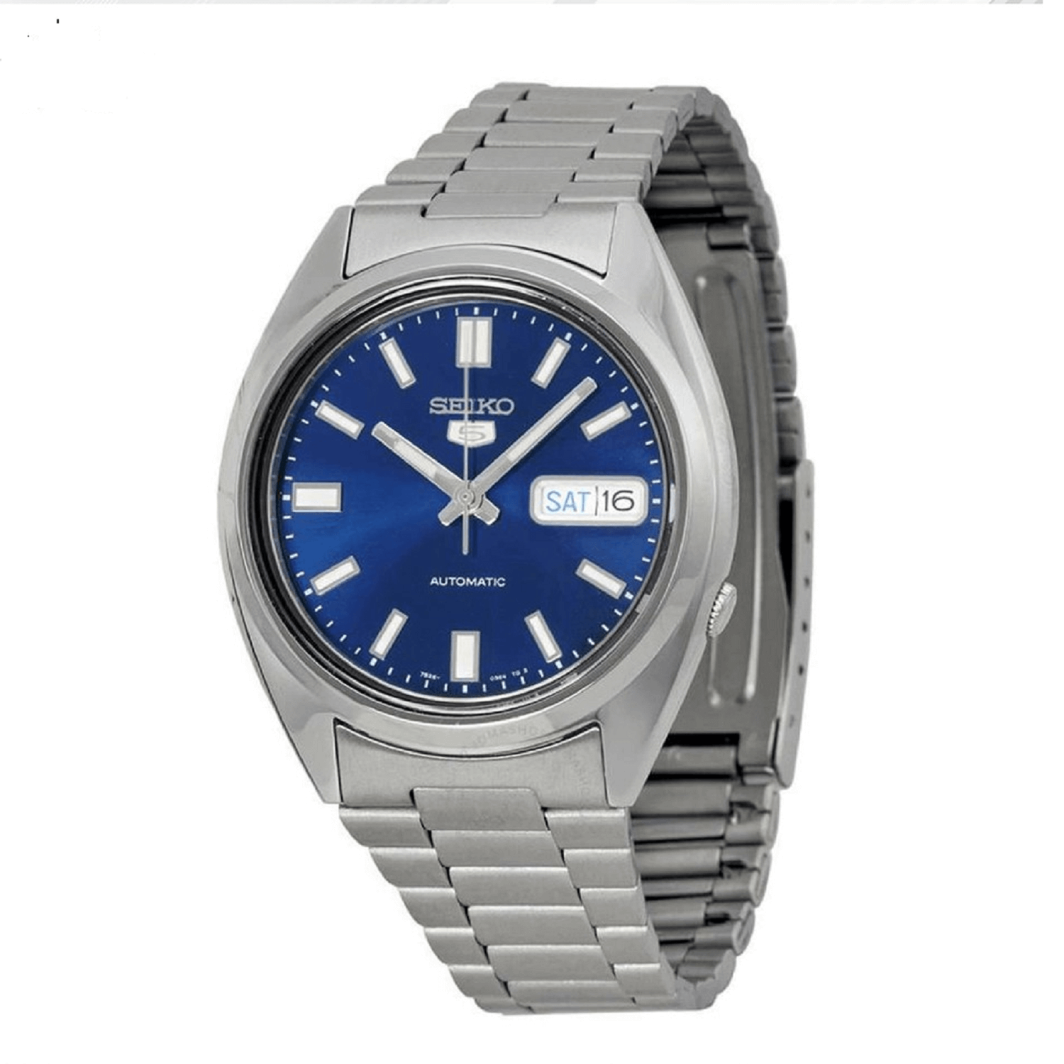 Seiko 5 SNXS77 SNXS77K1 Day Date Blue Chronospride