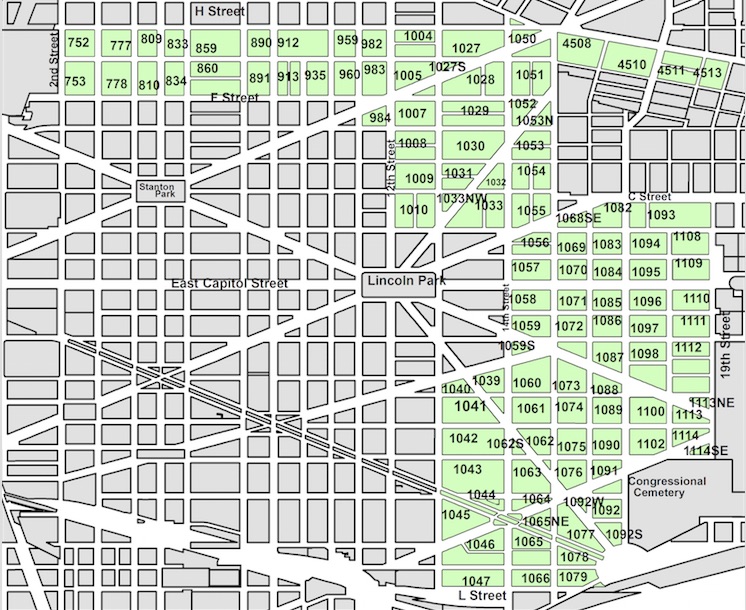 Capitol Hill Map Dc Capitol Hill Restoration Society » Beyond The Boundaries Map