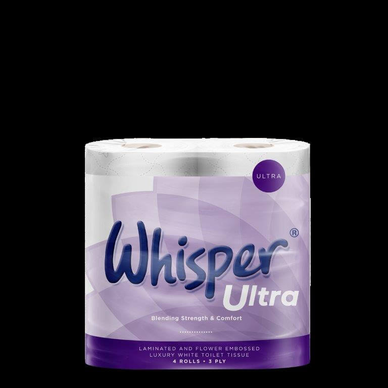 3 Ply Whisper Luxury Toilet Roll (40) Chrysalis UK