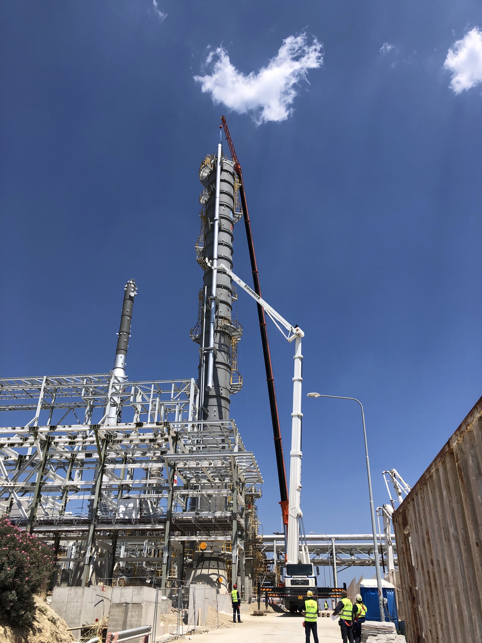 EKME New naphtha unit Motor Oil CHRYSANTHOPOULOS