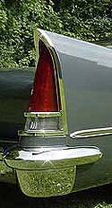 Comparison 1957 and 1958 tail light housings