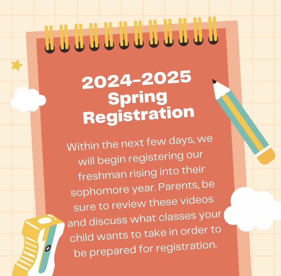 20242025 Spring Registration Covington High School