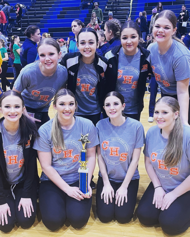Dance Team Takes First At Belleville East The Sting