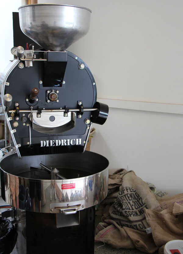 Diedrich coffee roasting machine