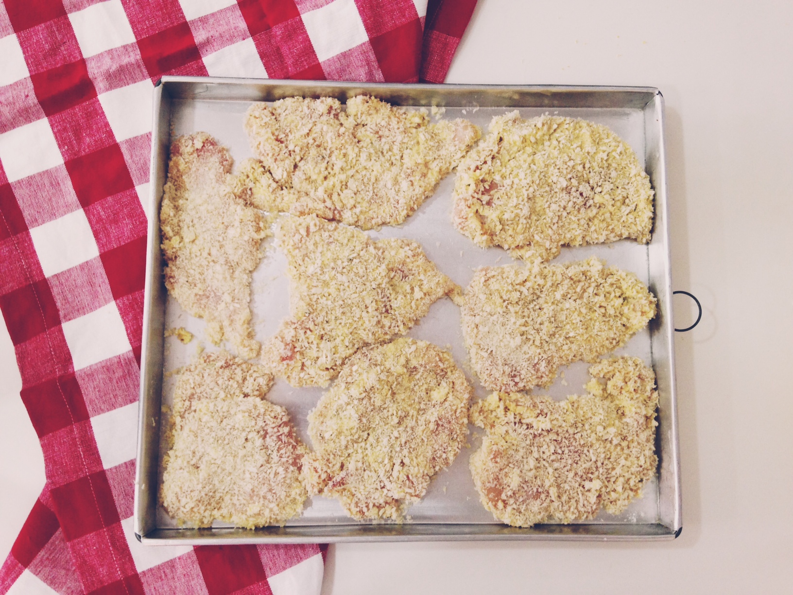 Chubby Hubby Mustard chicken milanese on a Saturday afternoon