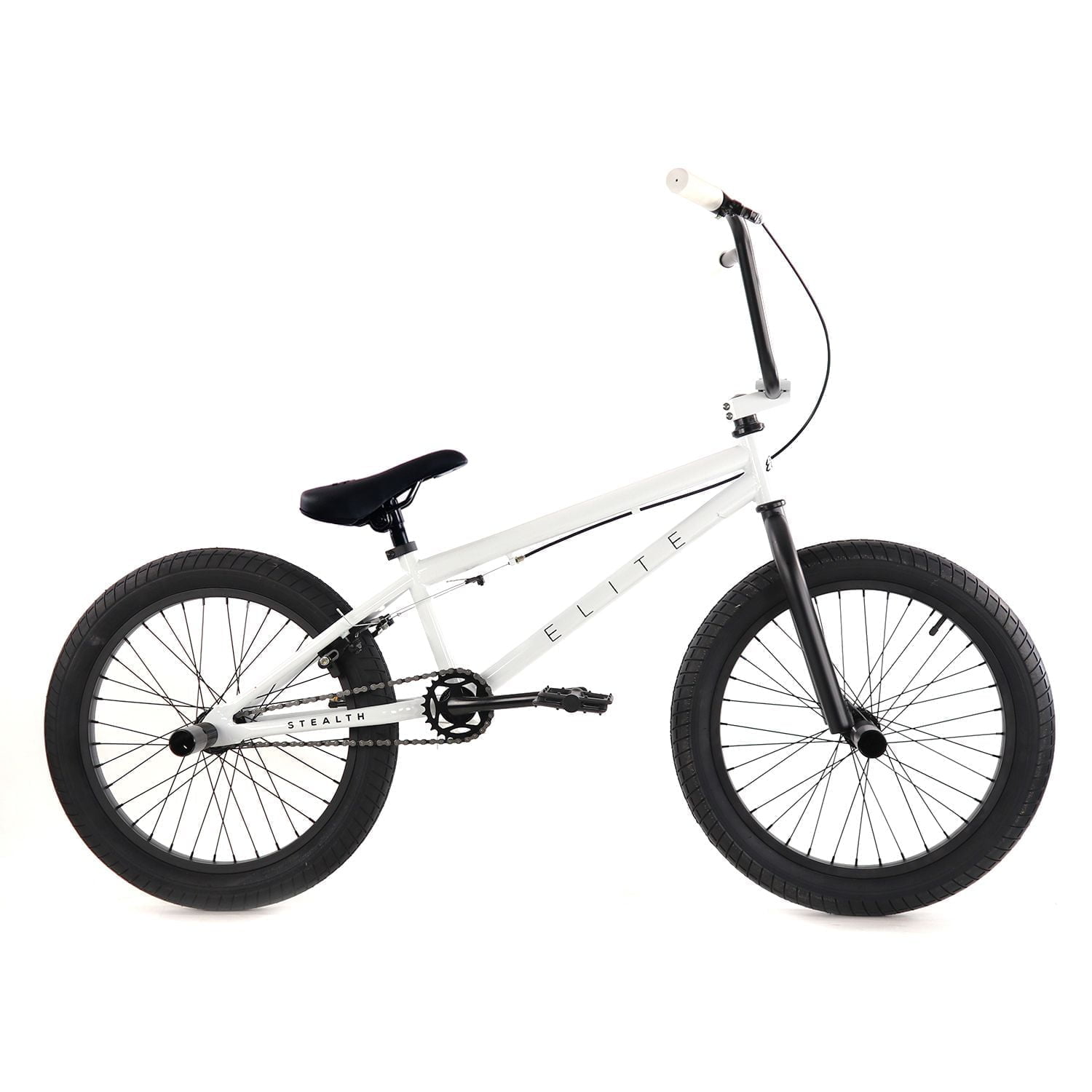 Elite BMX Bike Stealth White Chubbys Bikes