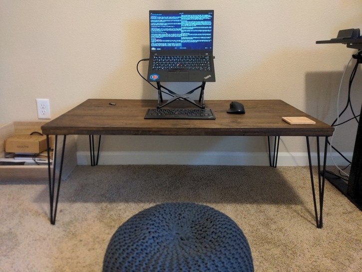 Why I Started Working at a Floor Desk Chuck Carroll