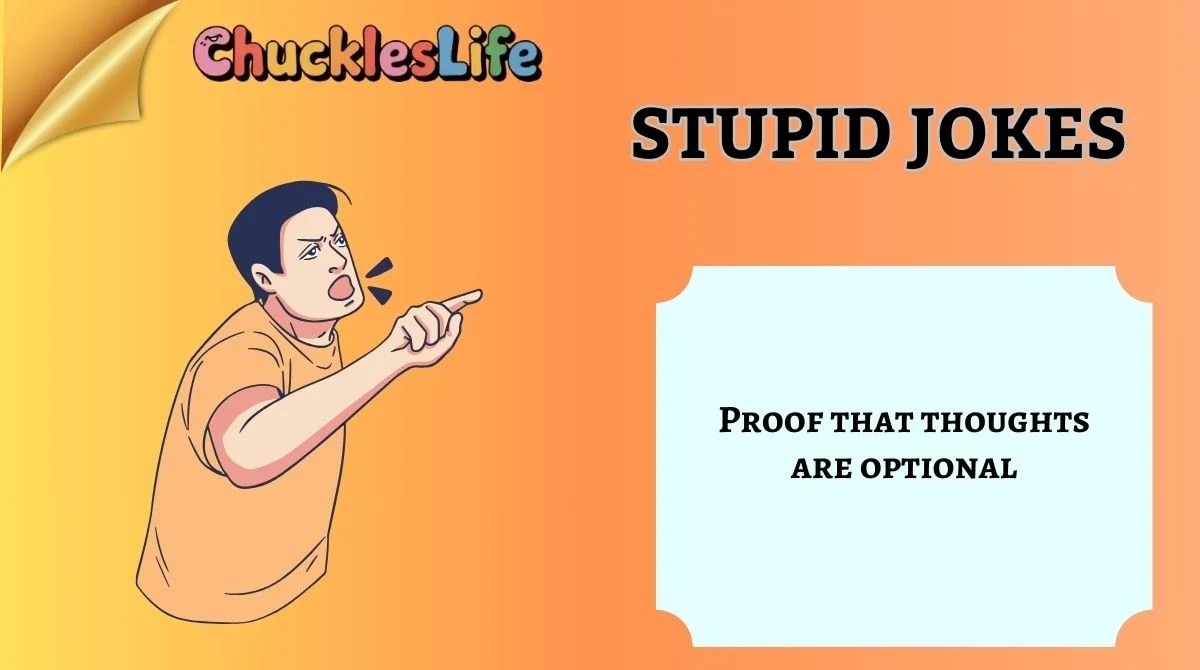 243+ Stupid Jokes So Bad They’re Actually Brilliant 2026🤪😂