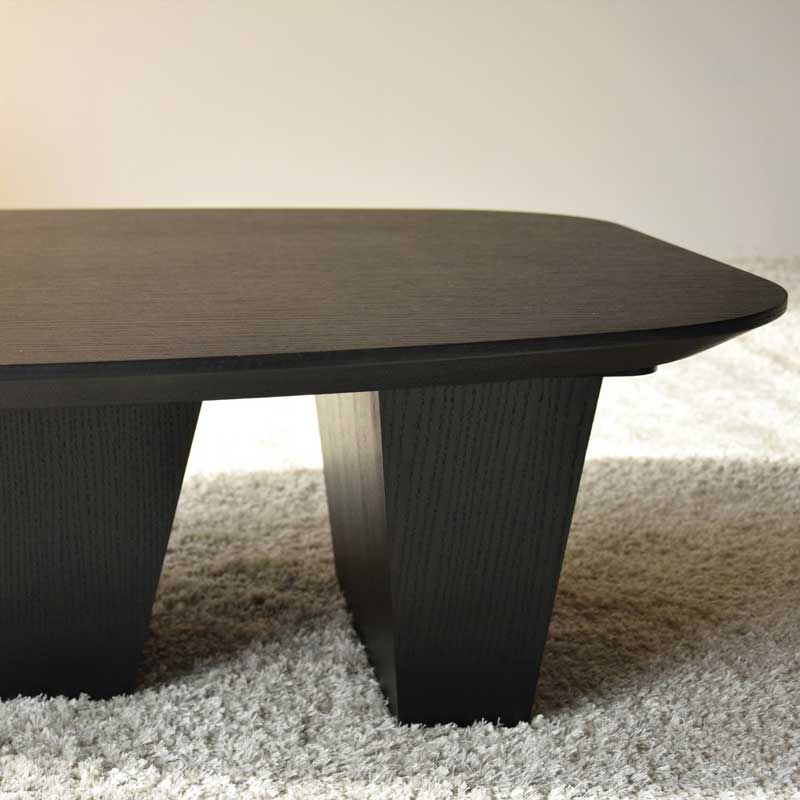 Matt black oak coffee table Tables 1411 € Chulo Interior Design