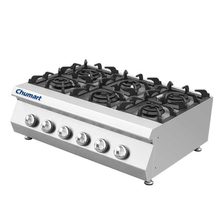 Gas 6 Burner Countertop CMTGB6T Chumart Group