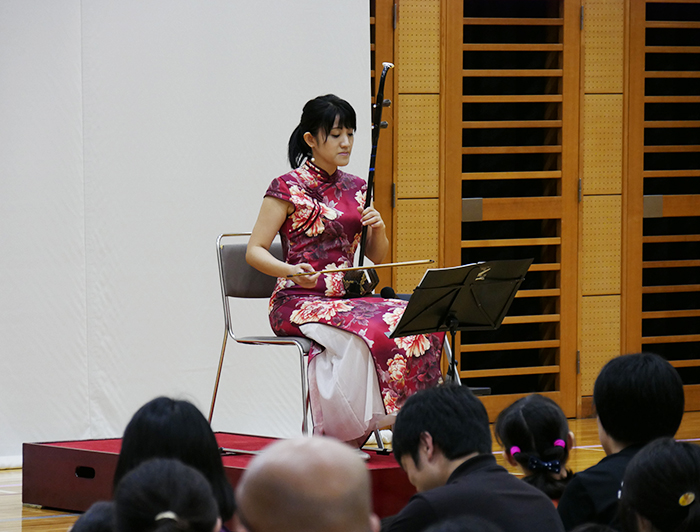 アウトリーチコンサート さくら草特別支援学校 Chune Erhu Net