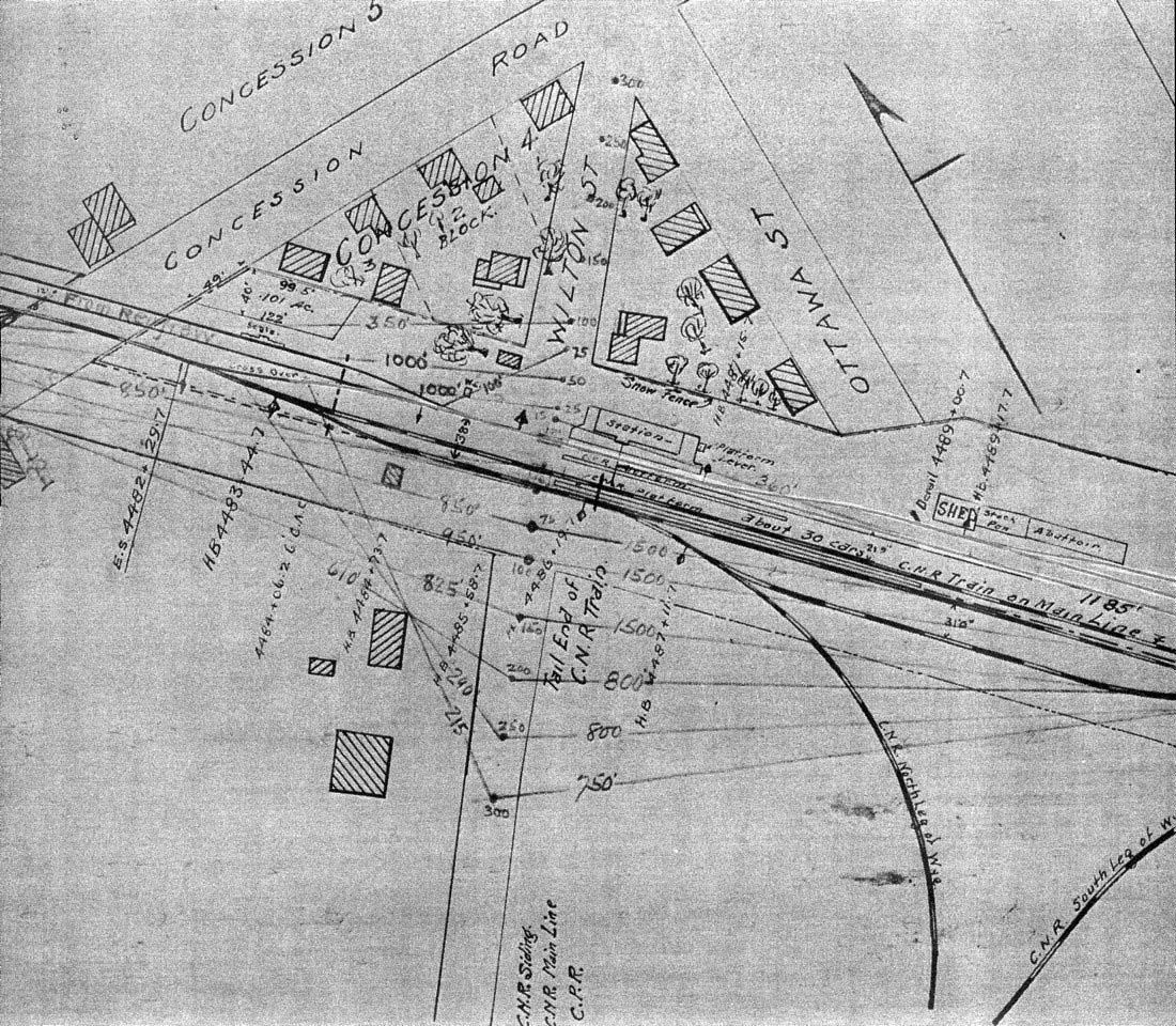 Ottawa Railway History Circle Plans for Railways in the Ottawa Area