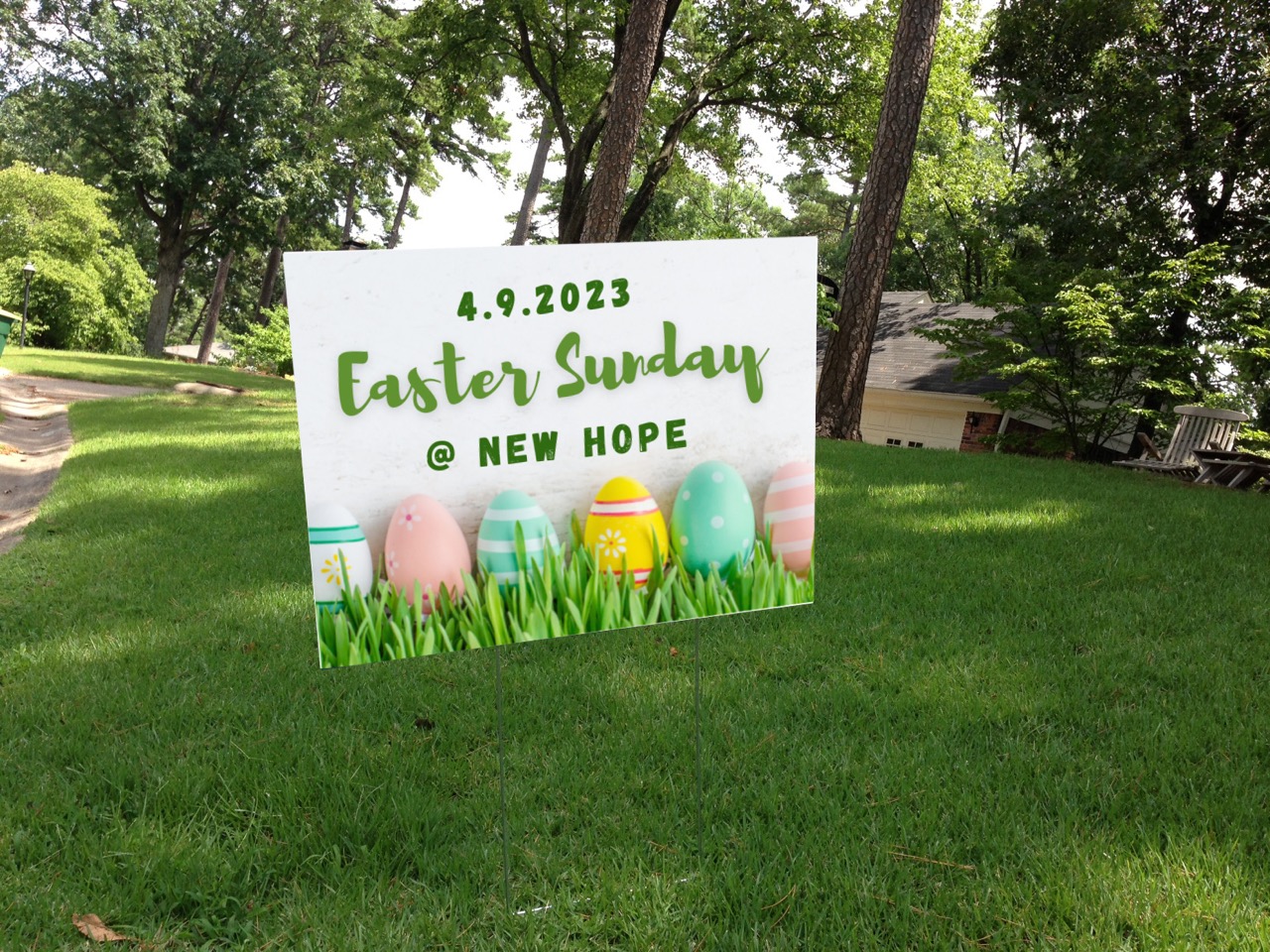 Yard Signs The Church Shop+