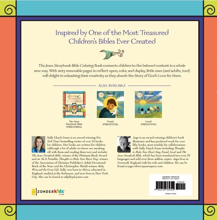 The Jesus Storybook Bible Coloring Book for Kids Every Story Whispers