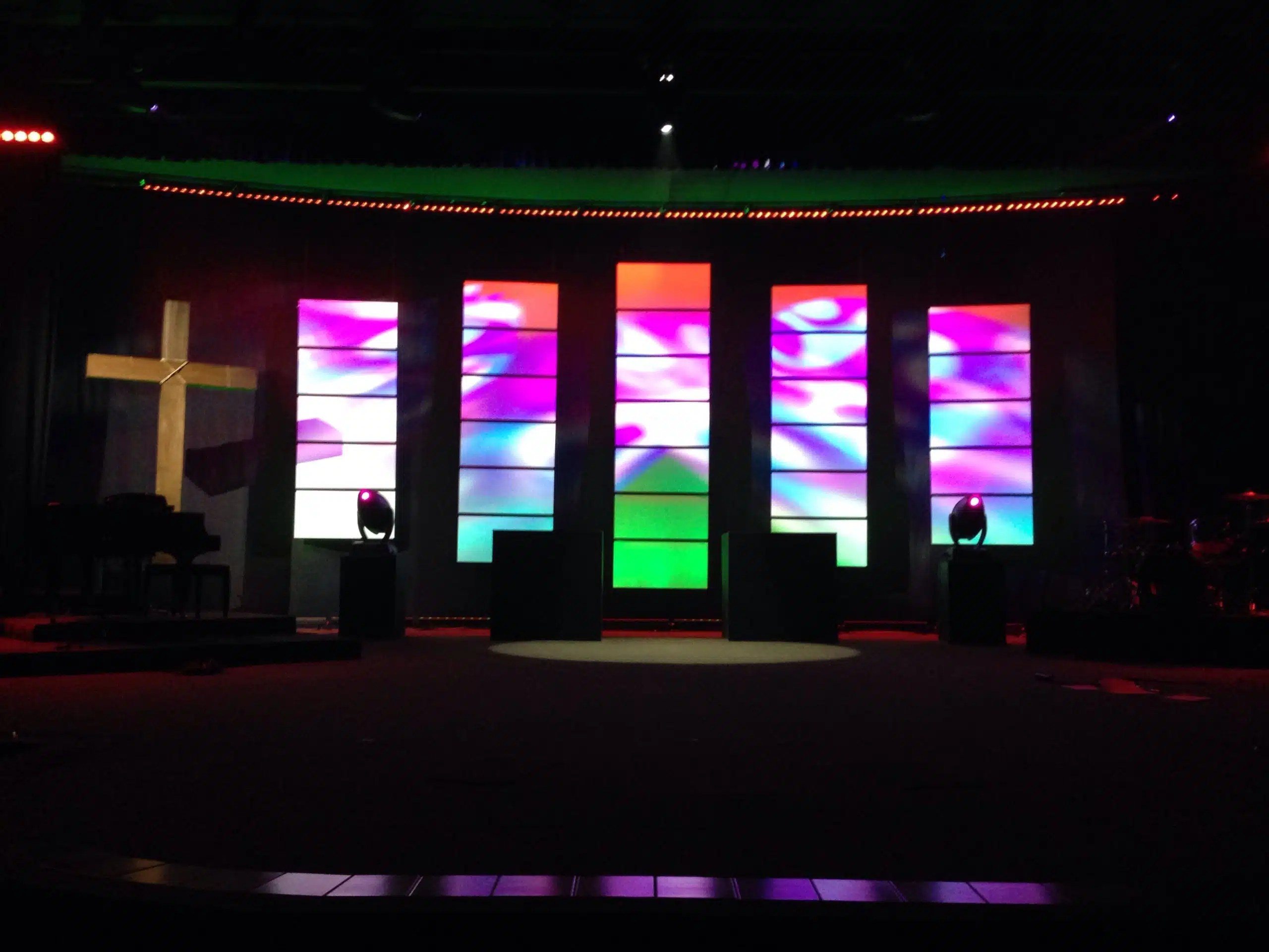 coroplast church stage design foodlineartillustration