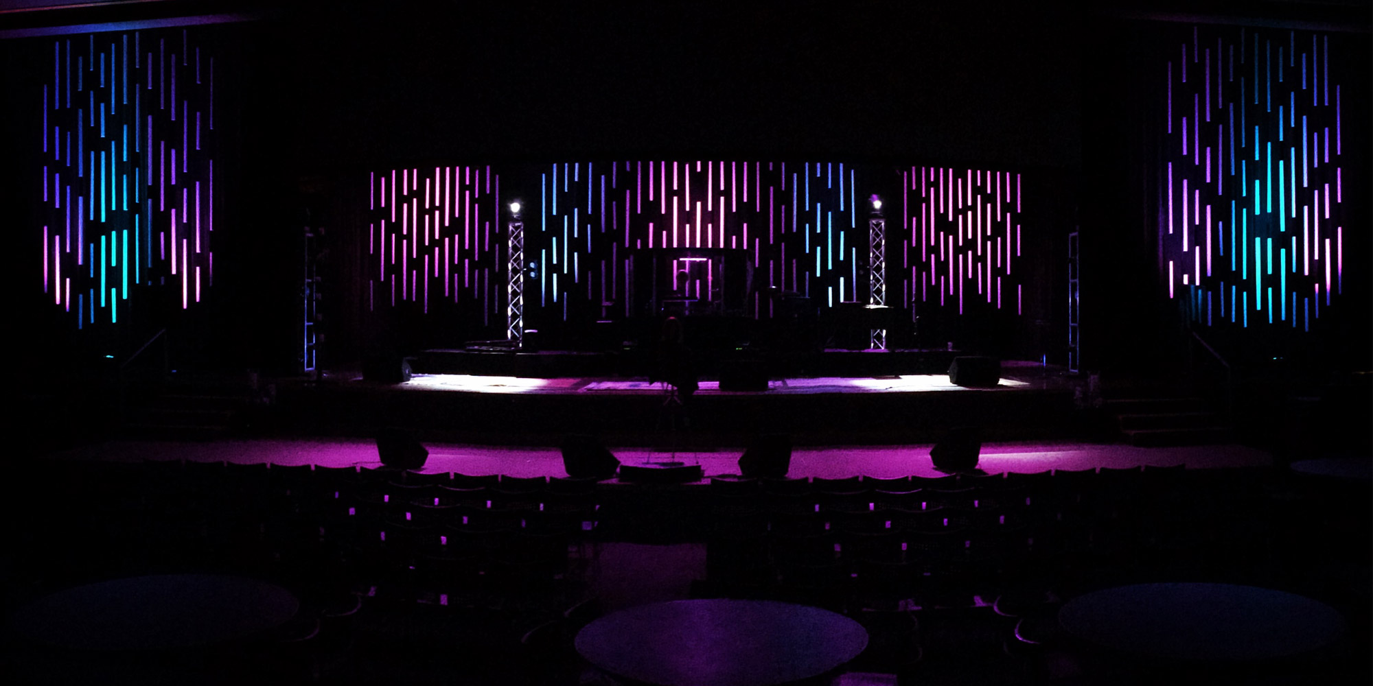 Patterned PVC Church Stage Design Ideas