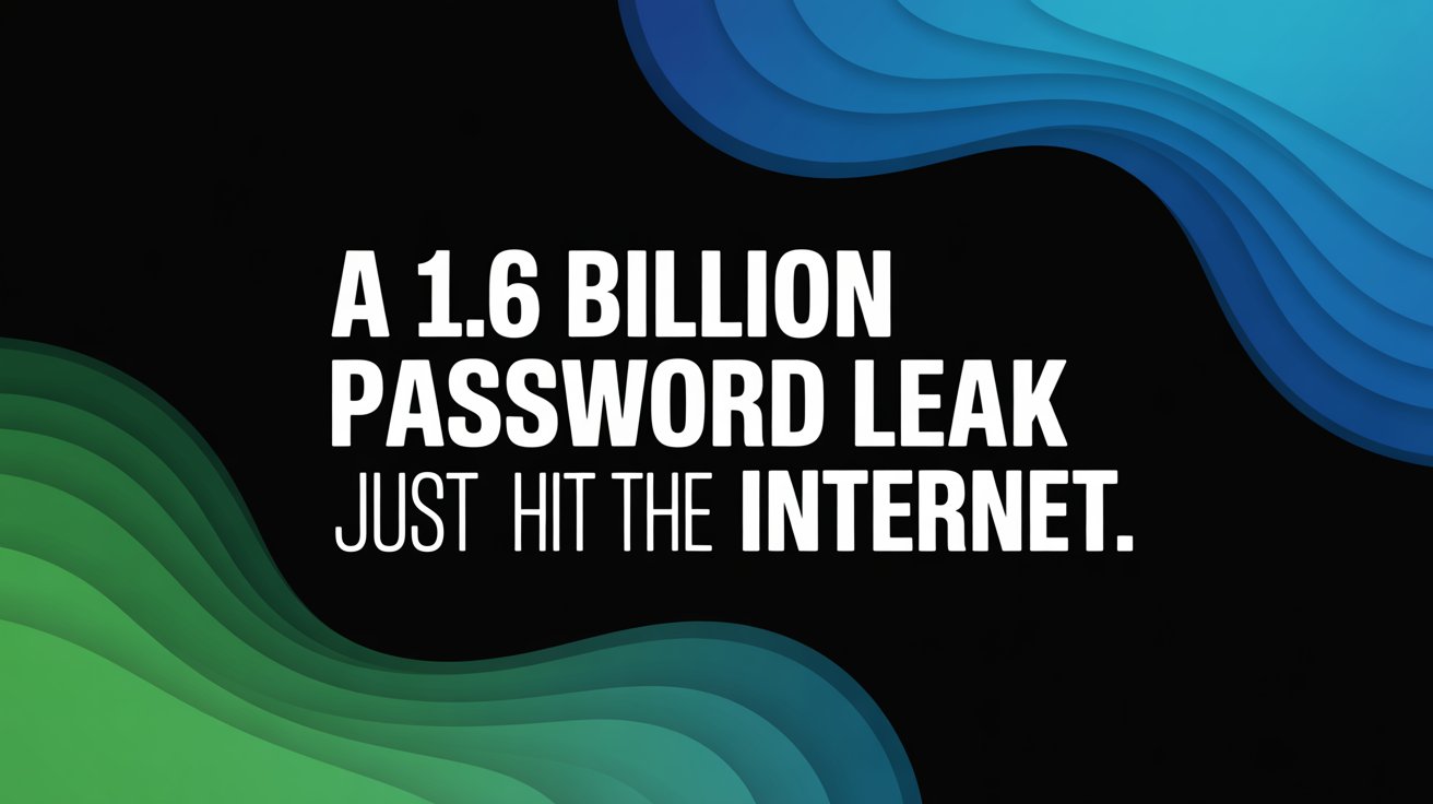 A 16 Billion Password Leak Just Hit The Here's What Church