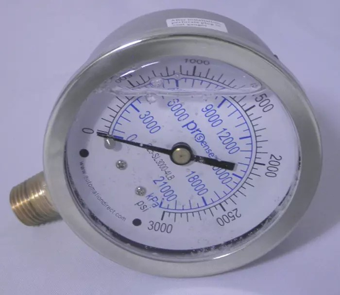 DuraPak Compactor Replacement Pressure Gauge Commercial Compactor Parts