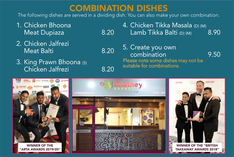 Takeaway Menu Chutney Express