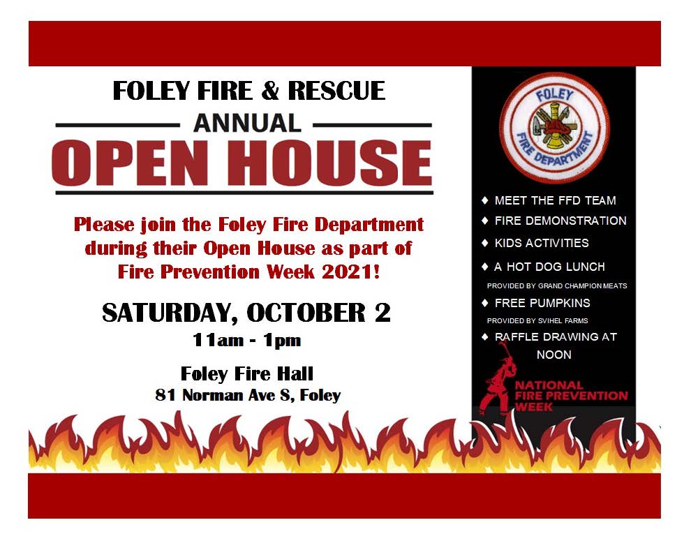 Foley Fire & Rescue Open House City of Foley, Minnesota