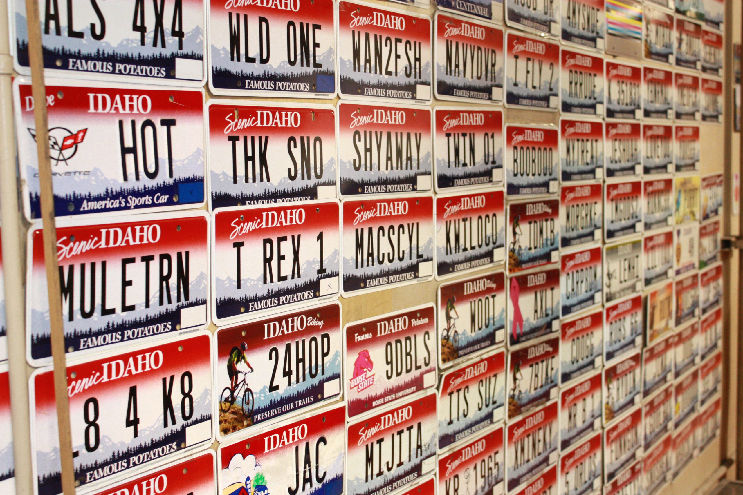 License Plates Idaho Correctional Industries