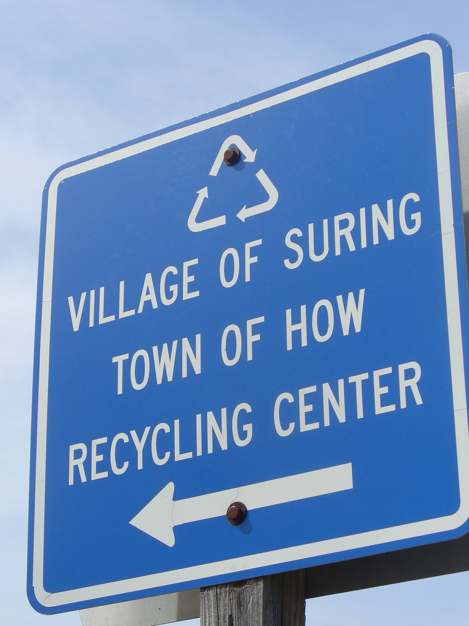 Recycling Village of Suring, Oconto County, Wisconsin