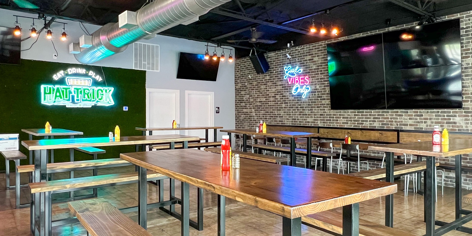 Hat Trick Sports Bar Logo Design And Brand Identity Ciaburri Brand