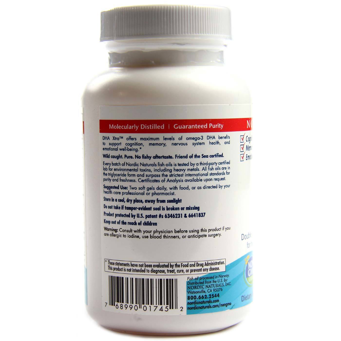 Comprar DHA Xtra 1660 mg Omega3 Nordic Naturals Morango 60 Cápsulas preço no Brasil suplemento