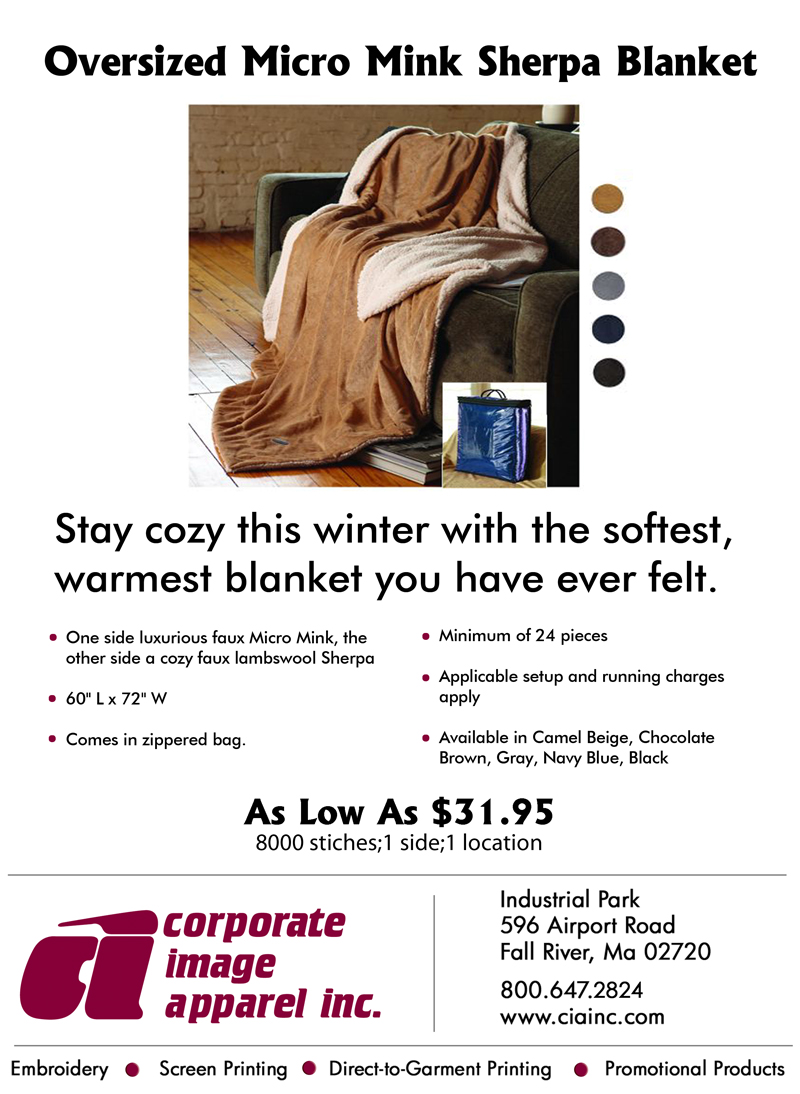 Product Spotlight Micro Mink Sherpa Blanket (th)ink & thread