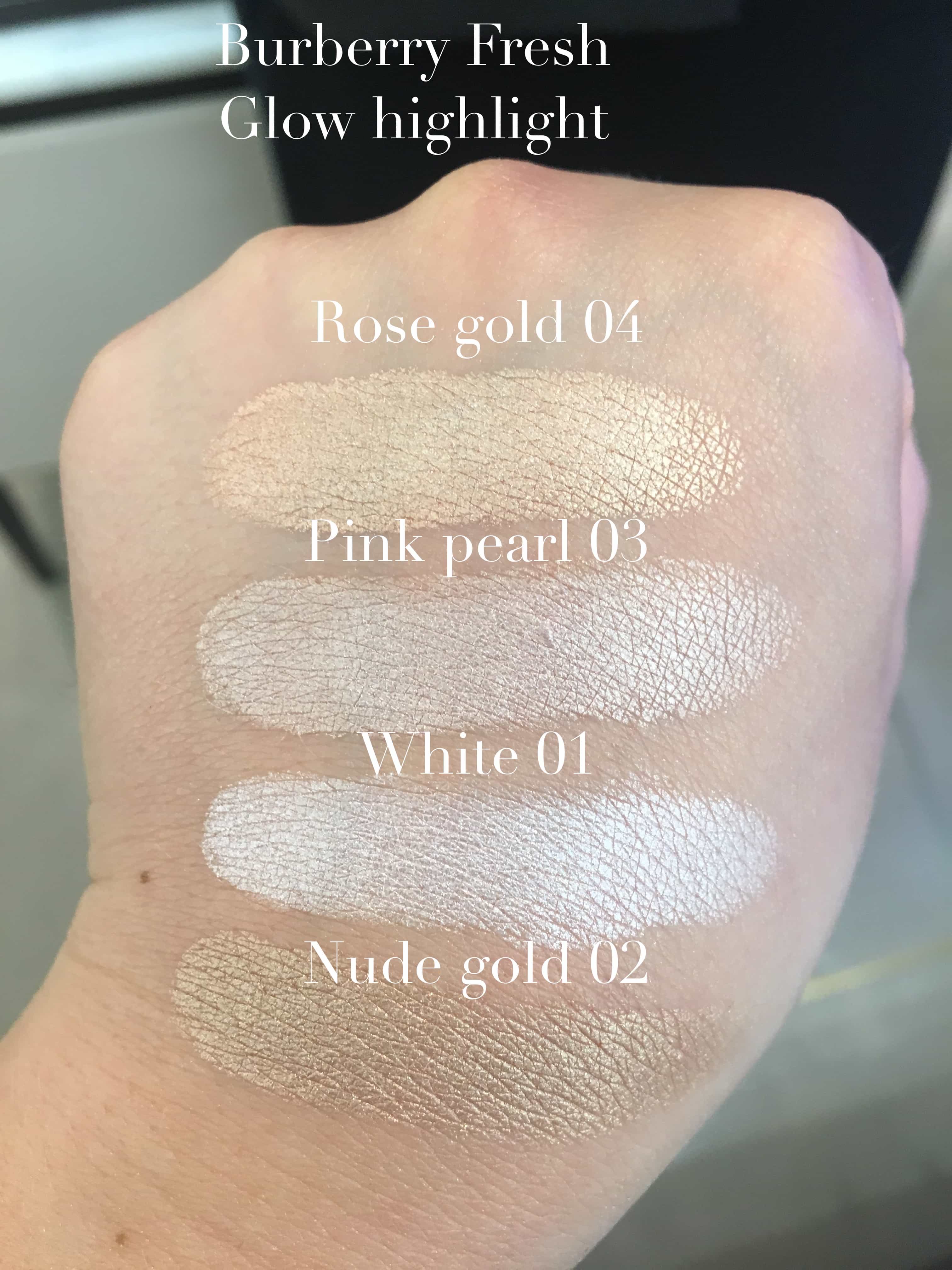 burberry face fresh glow highlighter