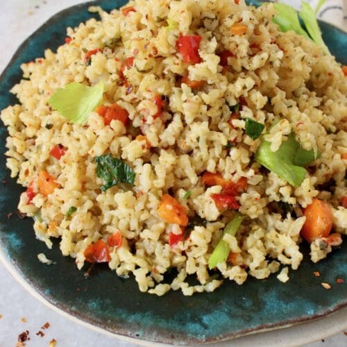 Brown Rice Pilaf Recipe + Video • Ciao Florentina