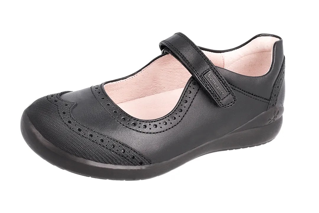 Biomecanics 19 1110 Mary Jane Black School Shoe Ciciban Kids Shoes