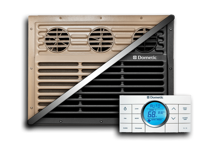 Rear cargo HVAC systems for Sprinter, ProMaster, Transit, and Nissan NV