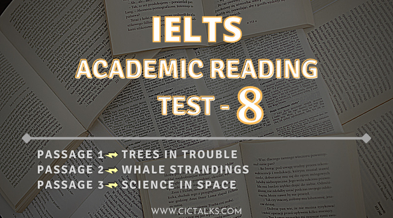 IELTS Reading practice test 2021 British council TEST 8 CIC Talks