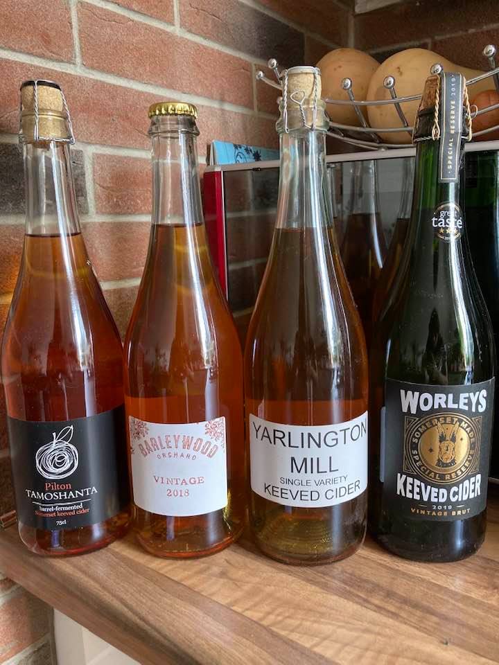 Four keeved ciders from Somerset Cider Review