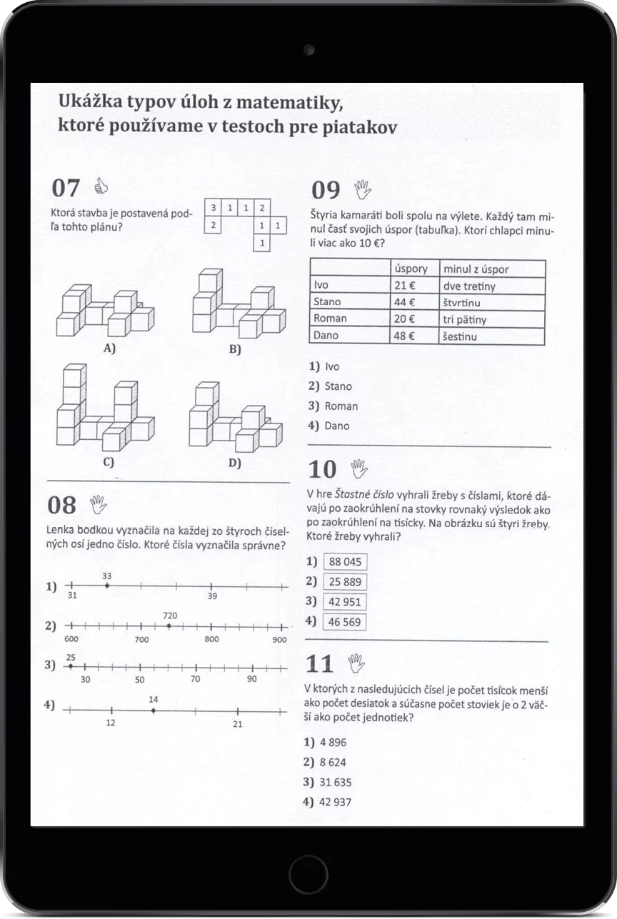 Príprava na osemročné gymnázium z matematiky a slovenčiny Cielene