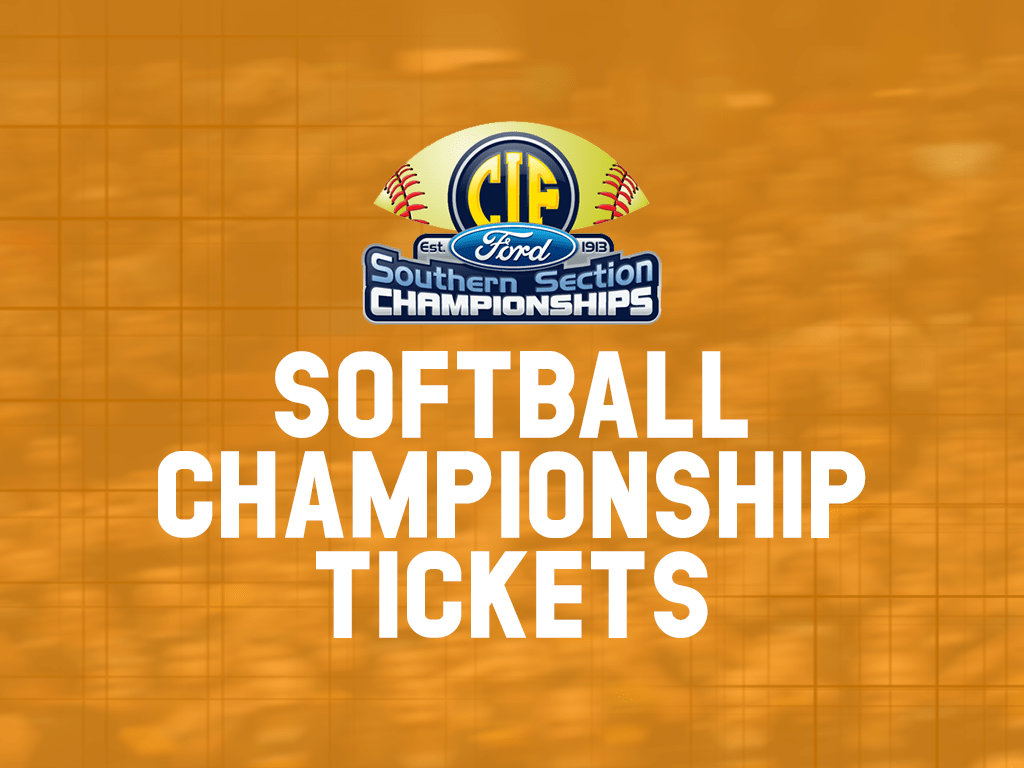 Softball Championship Tickets CIF Southern Section