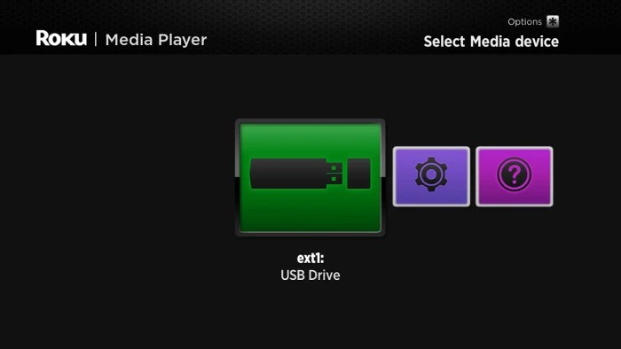 How do I use Roku Media Player to play my videos, music and photos 