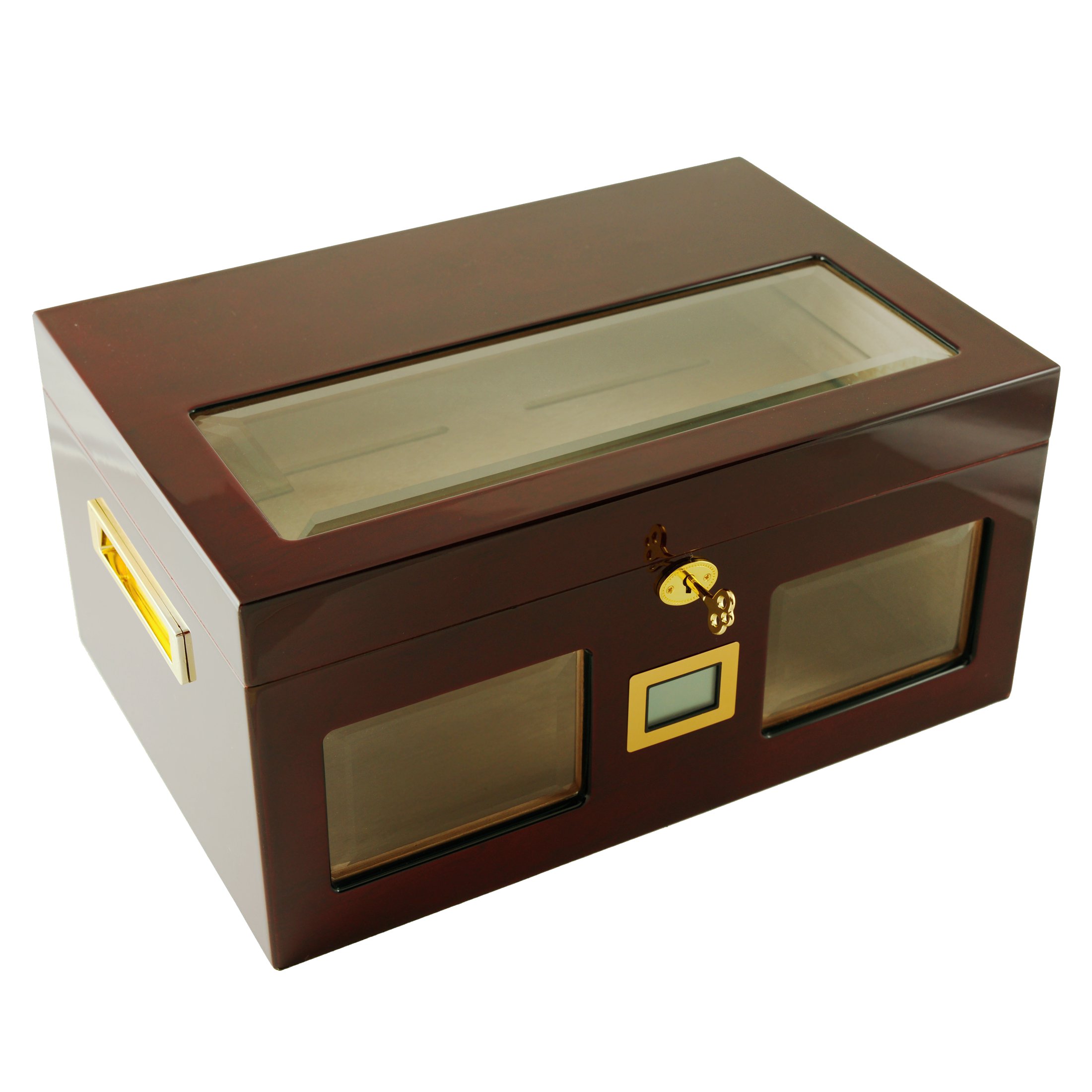 125 Cigar Humidor with digital hygrometer Cigar Star Premium
