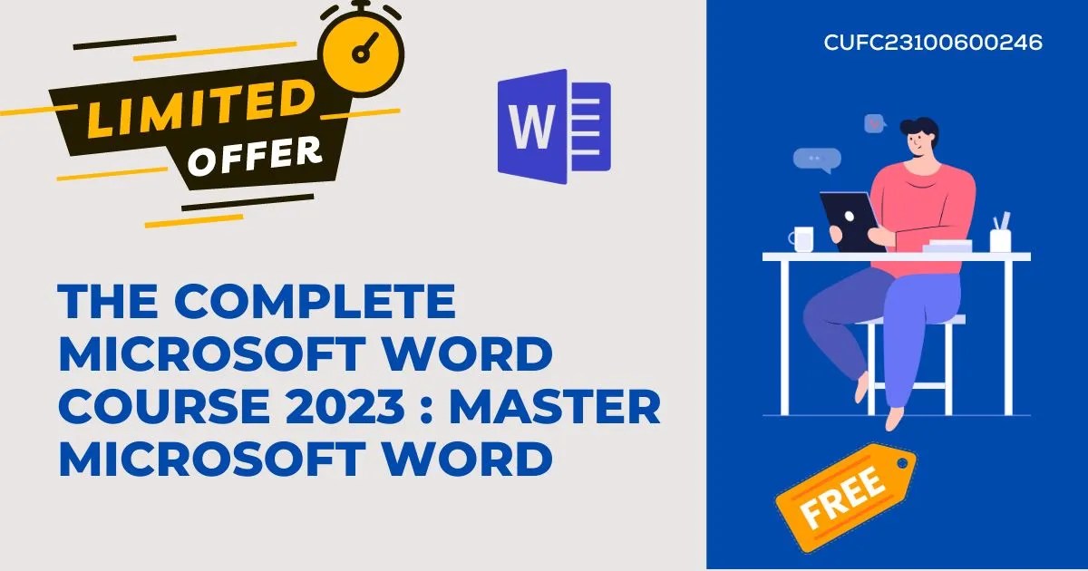 The Complete Microsoft Word Course 2023 Master Microsoft Word CIGMA