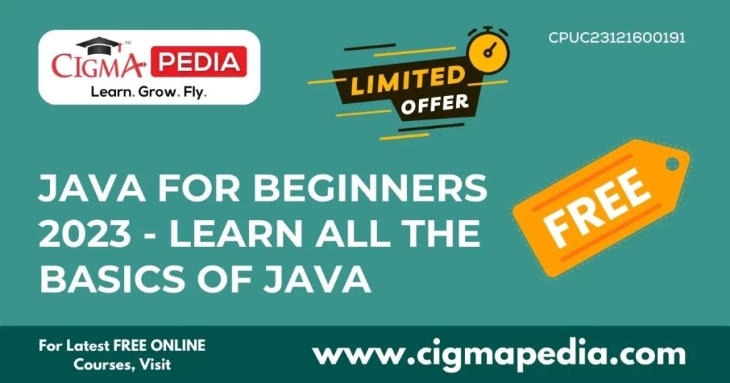 Java for Beginners 2023 Learn all the Basics of Java (Free Udemy