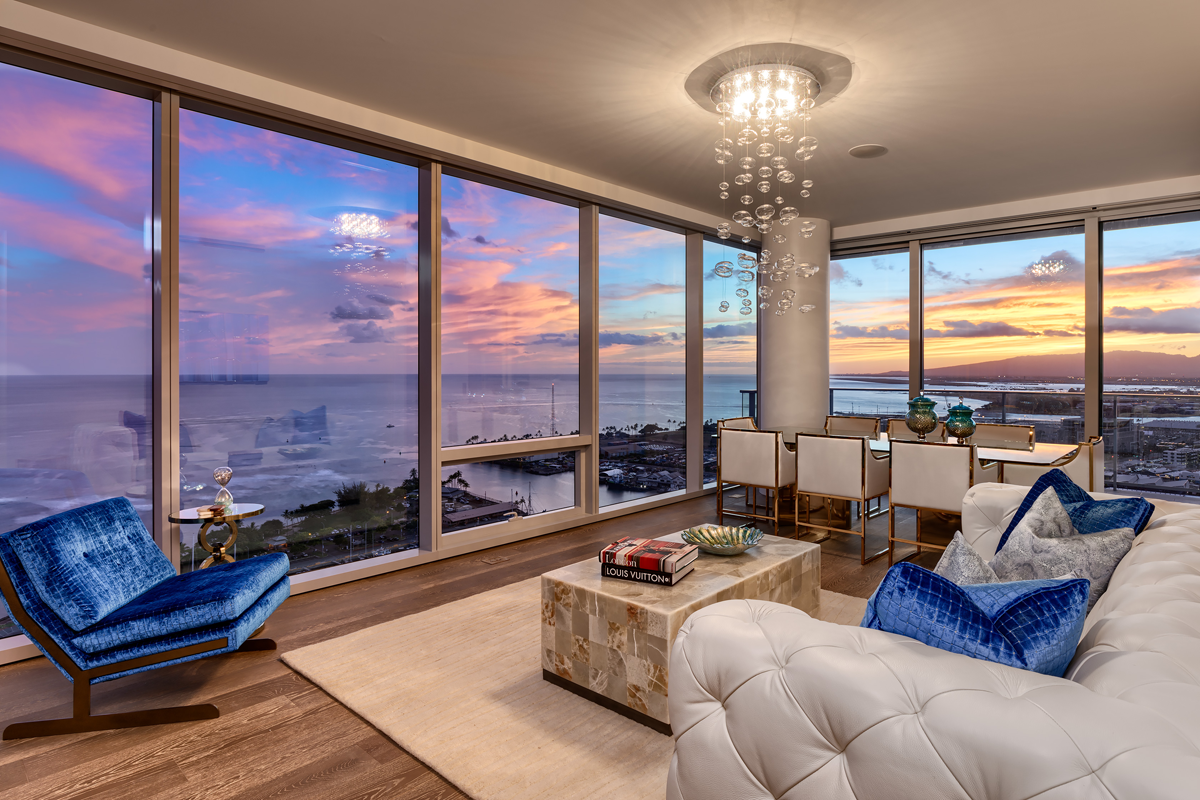 Modern Interior Design For Waiea Tower in Honolulu