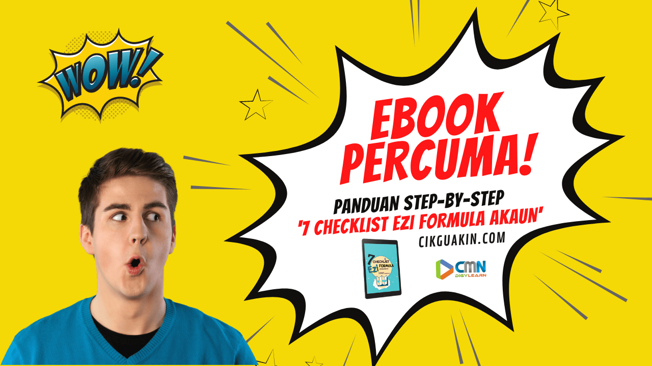 Tutorial Tebus EBook Prinsip Akaun PERCUMA — Cikgu Akin