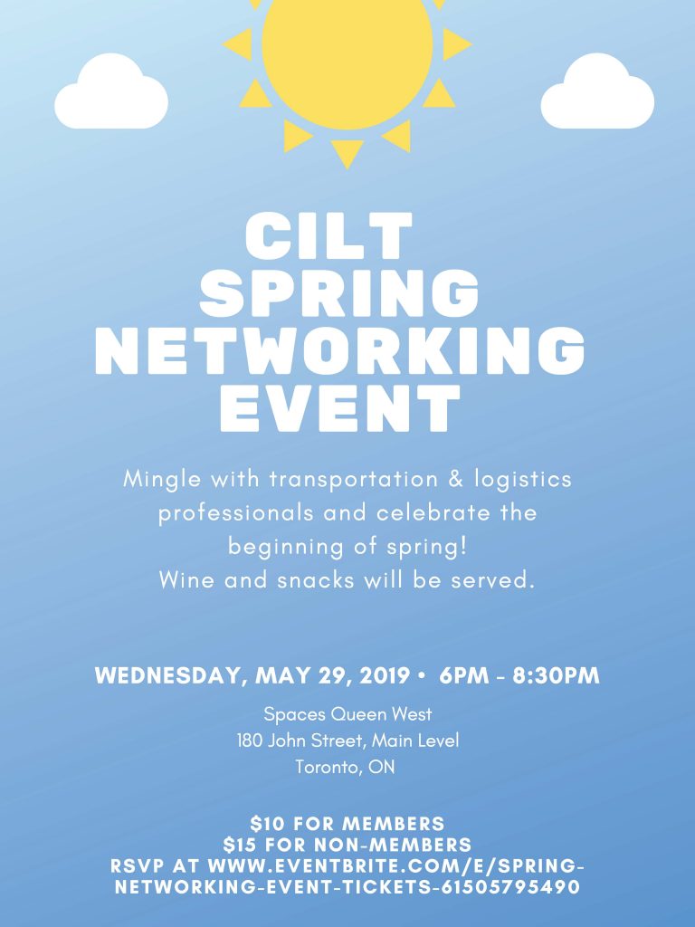 GTA Regional Chapter Spring Networking Event CILTNA