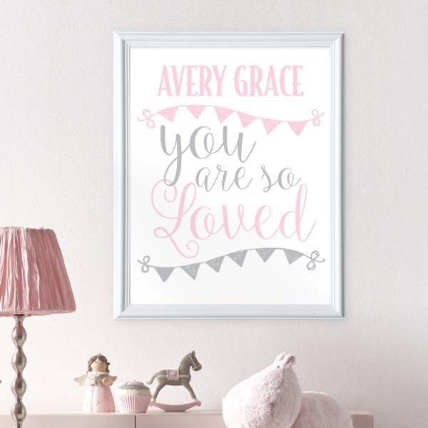 You Are So Loved Baby Print