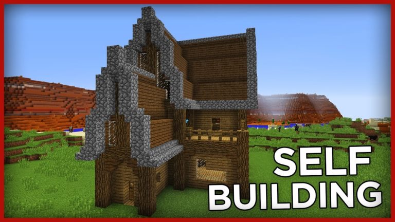 SELF-BUILDING Command Block House YouTube